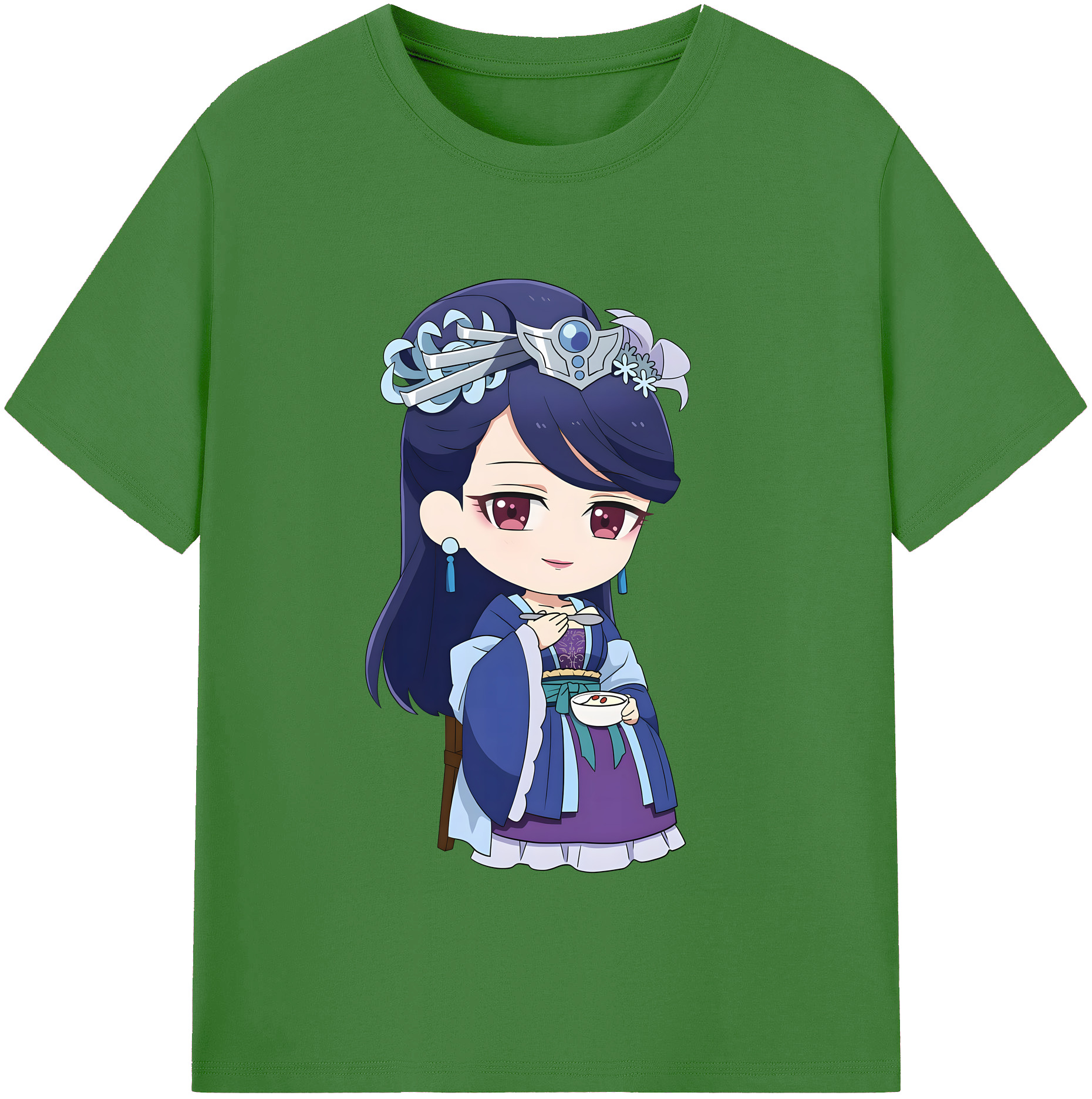 （画像用） 薬屋のひとりごと The Apothecary Diaries レディースカジュアルプリントTシャツ（綿100％）